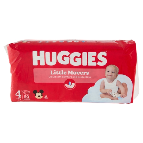 Huggies ultra comfort Pannolini 4 7-18 Kg 50 pz